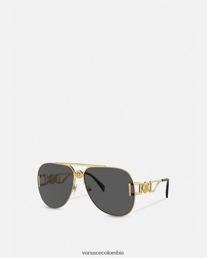 mujer gafas de sol estilo piloto medusa biggie Versace onul 2RP40F597 accesorios