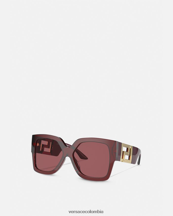 mujer gafas de sol greca Versace borgoña 2RP40F668 accesorios