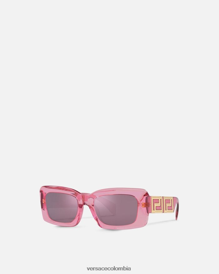mujer gafas de sol greca infinitas Versace rosa 2RP40F601 accesorios