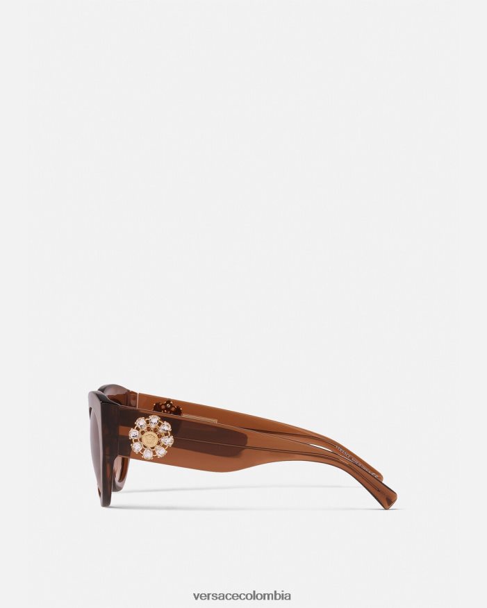 mujer gafas de sol joya tributo Versace marrón 2RP40F683 accesorios