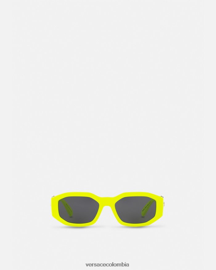 mujer gafas de sol medusa biggie Versace Amarillo neon 2RP40F652 accesorios