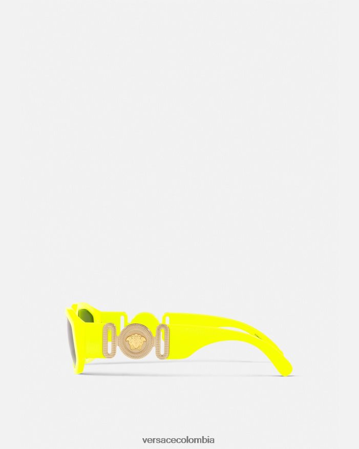 mujer gafas de sol medusa biggie Versace Amarillo neon 2RP40F652 accesorios