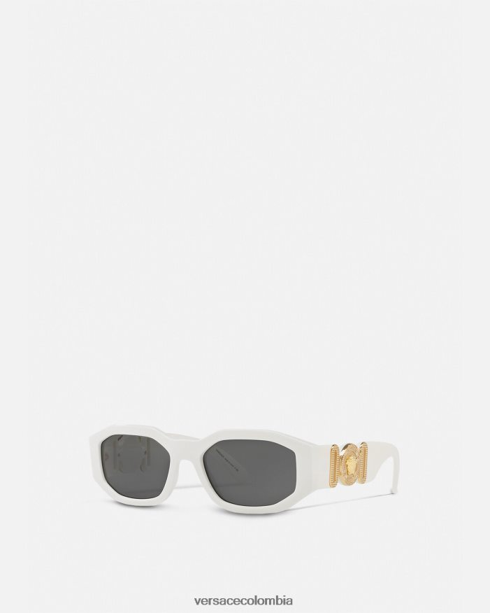 mujer gafas de sol medusa biggie Versace blanco 2RP40F647 accesorios