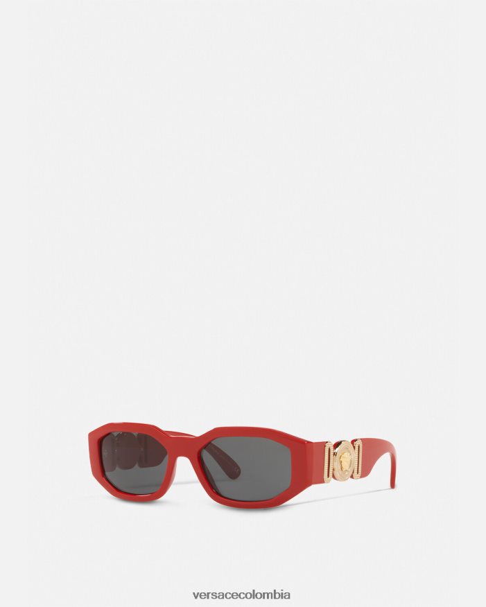 mujer gafas de sol medusa biggie Versace rojo 2RP40F646 accesorios