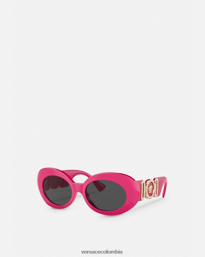 mujer gafas de sol ovaladas con medusa biggie Versace fucsia 2RP40F633 accesorios