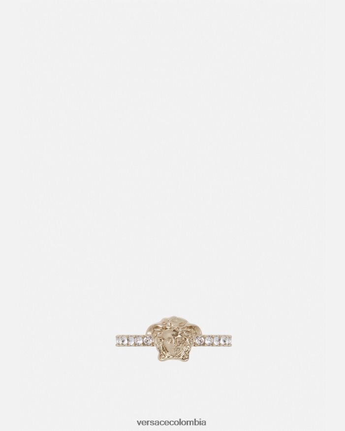 mujer anillo de cristal la medusa Versace oro 2RP40F782 accesorios