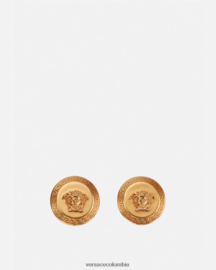 mujer aretes tributo con medusa Versace tributo de oro 2RP40F794 accesorios