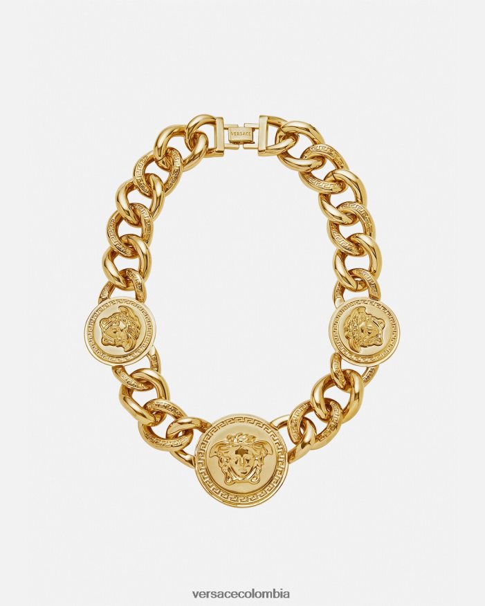 mujer collar de cadena con medusa Versace oro 2RP40F784 accesorios