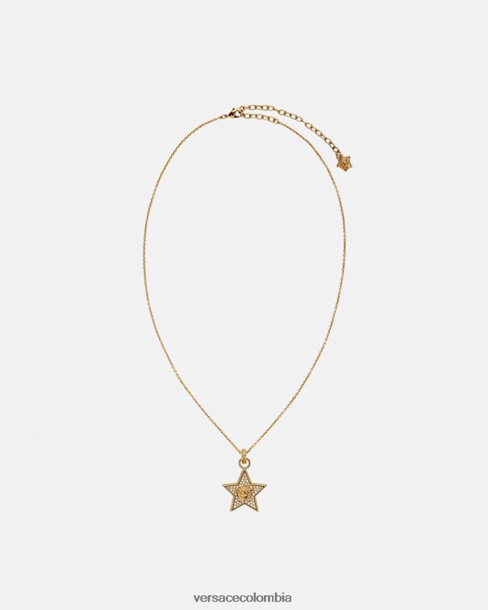 mujer collar de galaxia de cristal Versace oro 2RP40F822 accesorios