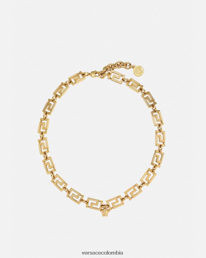 mujer collar de grecas Versace oro 2RP40F745 accesorios