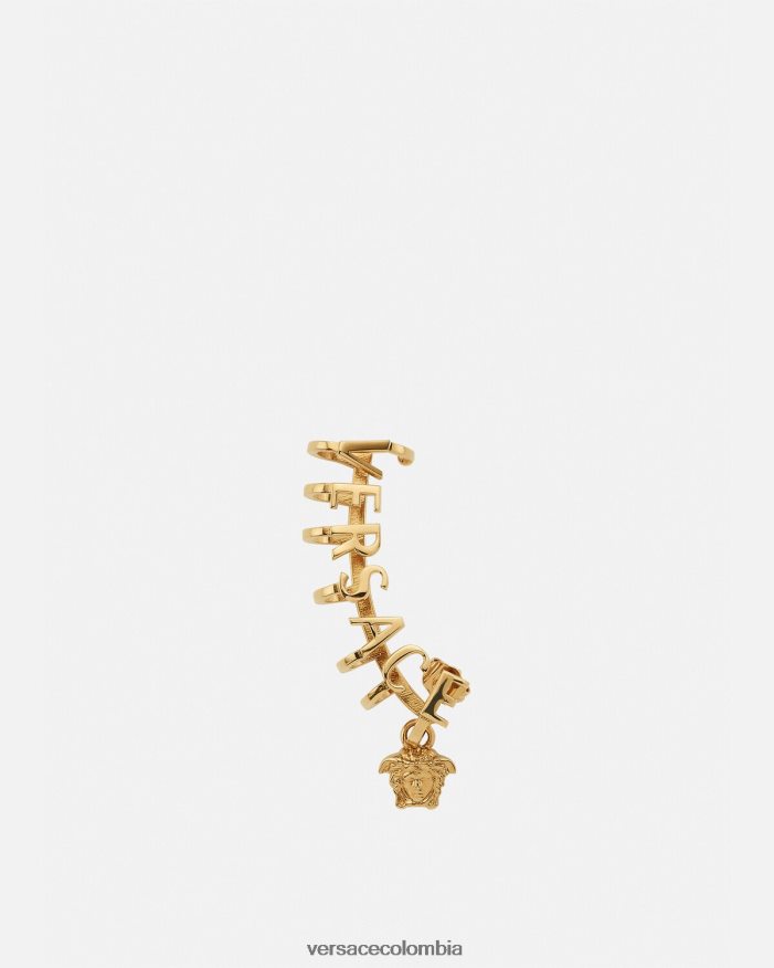 mujer ear cuff con logo de medusa Versace oro 2RP40F802 accesorios