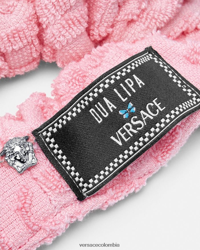 mujer coletero de toalla por toda la prenda Versace rosa 2RP40F866 accesorios