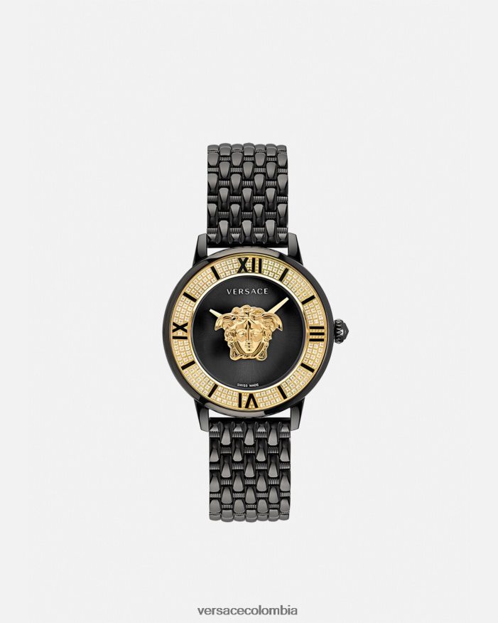 mujer reloj la medusa con diamantes Versace negro 2RP40F973 accesorios