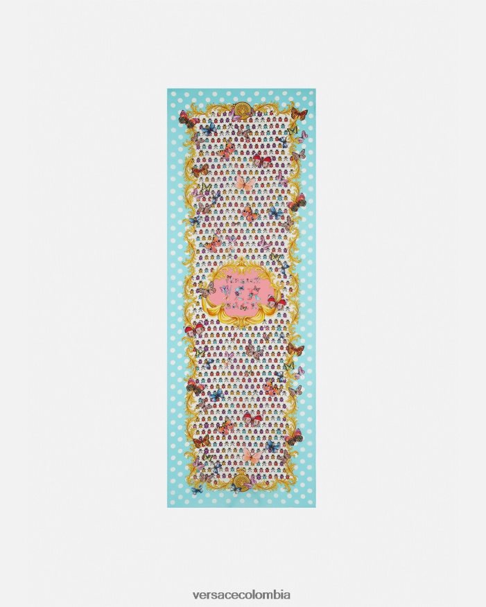 mujer pañuelo de seda mariposas Versace imprimir 2RP40F894 accesorios