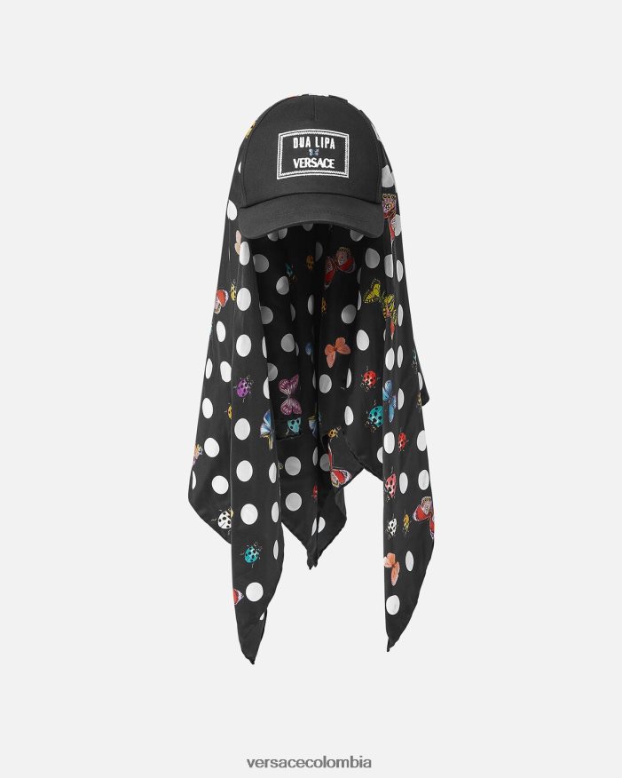 mujer gorra de béisbol con pañuelo de mariposas Versace imprimir 2RP40F859 accesorios