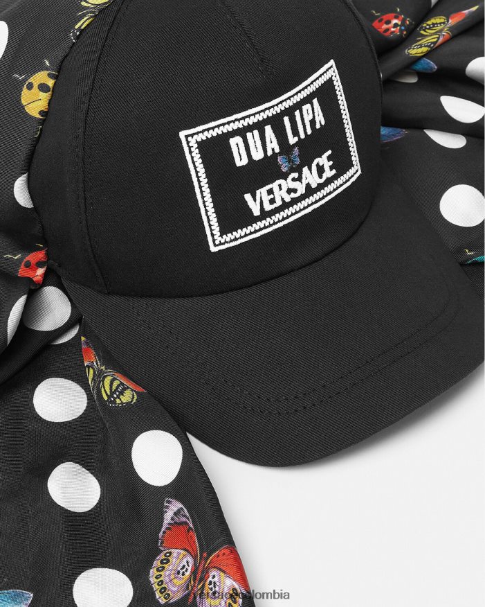 mujer gorra de béisbol con pañuelo de mariposas Versace imprimir 2RP40F859 accesorios