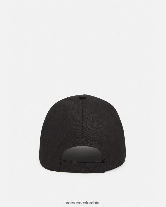 mujer gorra de béisbol con tachuelas y Medusa Versace negro 2RP40F881 accesorios