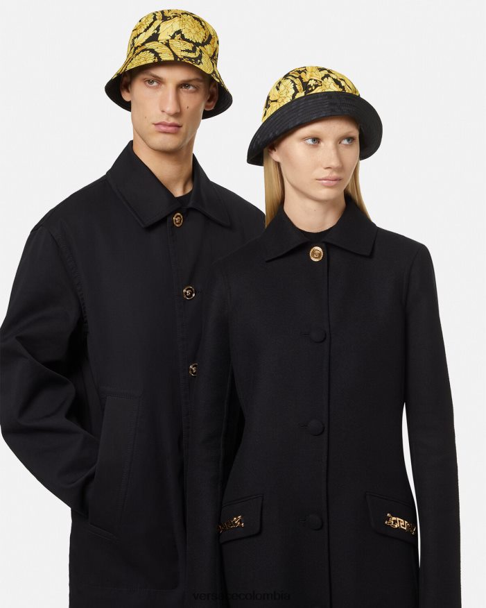 mujer sombrero de pescador barroco Versace imprimir 2RP40F873 accesorios