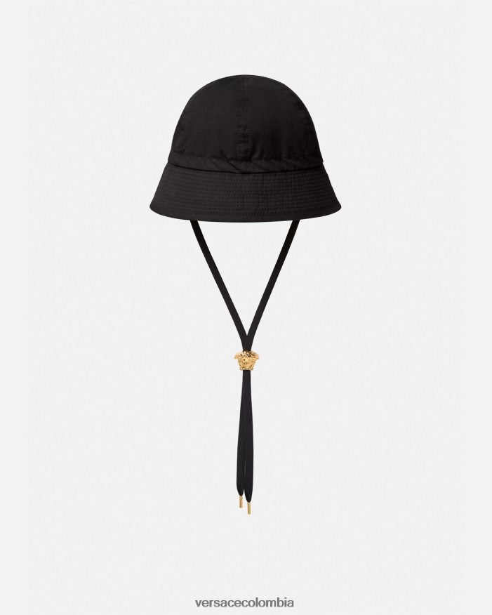 mujer sombrero de pescador con medusa Versace negro 2RP40F1700 accesorios