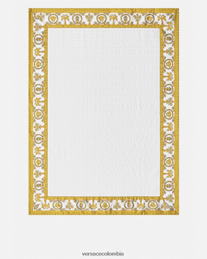 mujer i toalla de playa barroca Versace blanco 2RP40F1199 ropa interior y ropa de playa