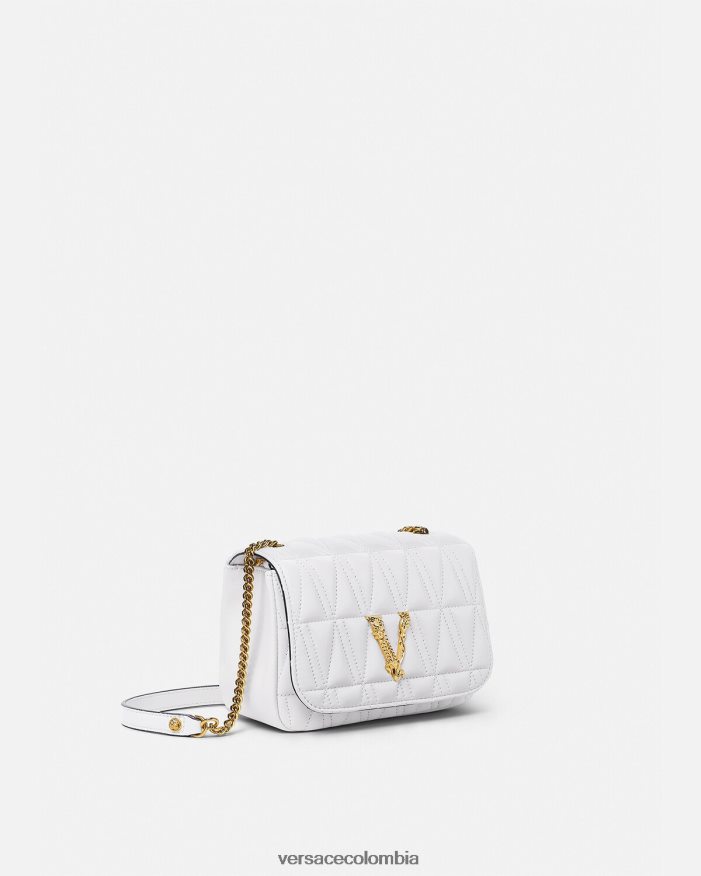 mujer bolso de hombro pequeño virtus Versace blanco 2RP40F368 bolsas