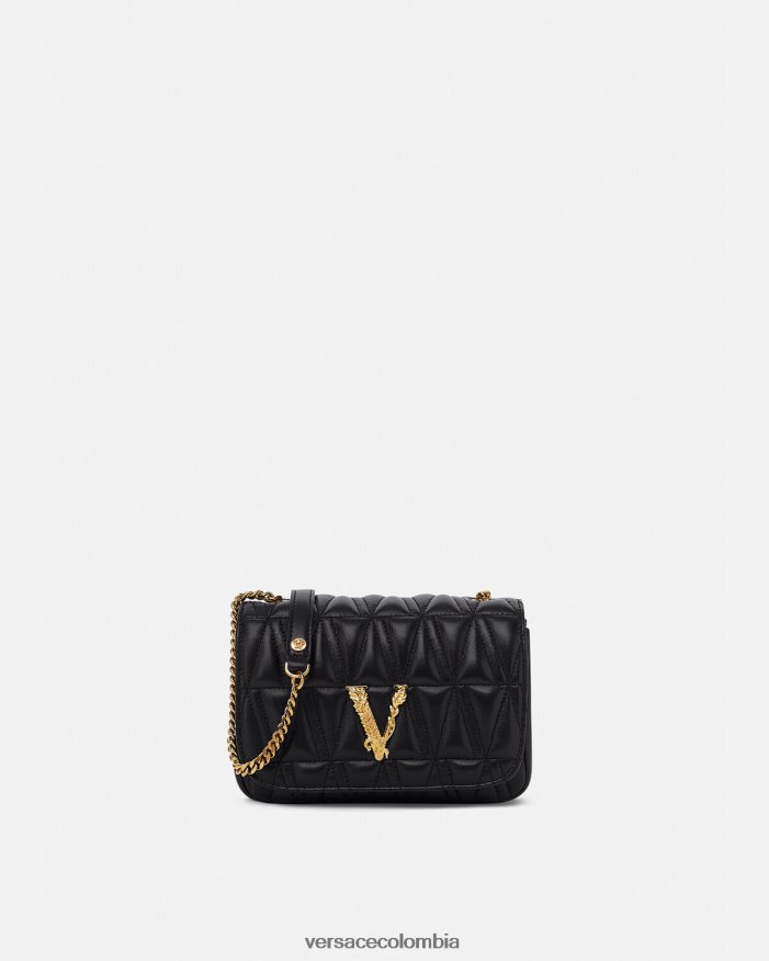 mujer bolso de hombro pequeño virtus Versace negro 2RP40F367 bolsas