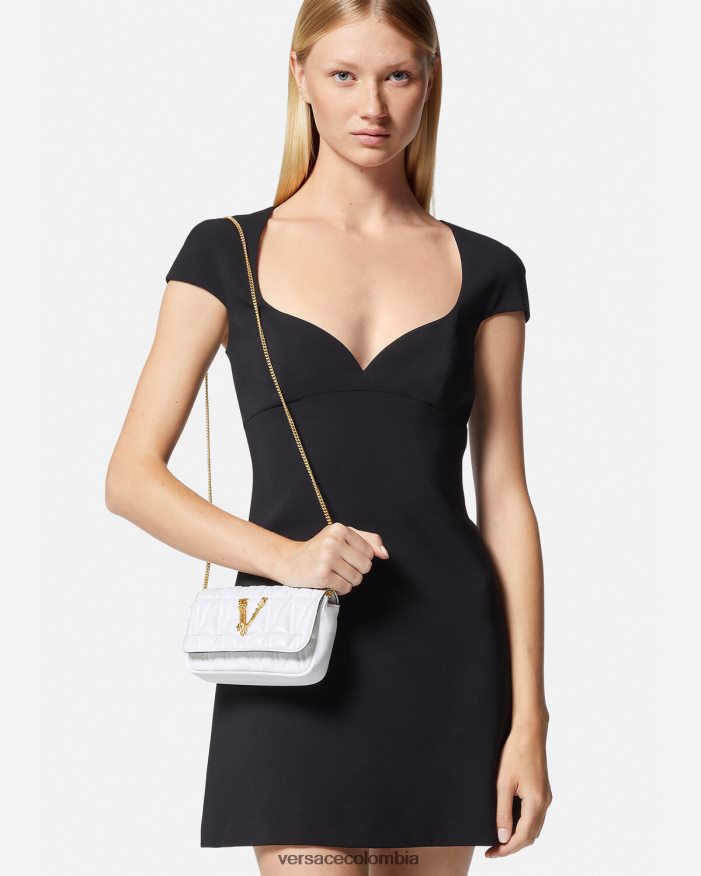mujer bolso mini virtus Versace blanco 2RP40F375 bolsas