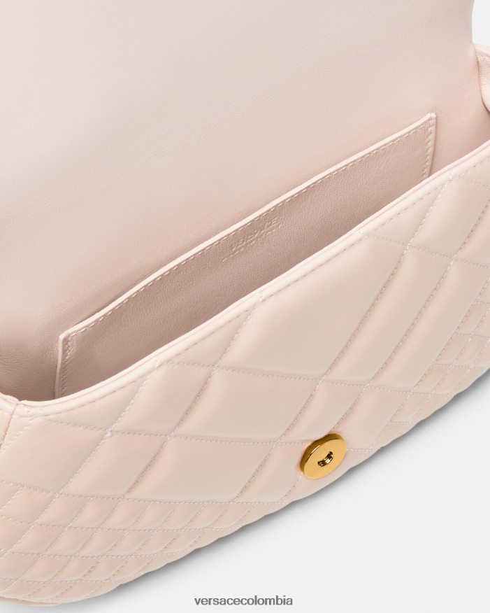 mujer bolso de hombro con greca diosa Versace Rosa claro 2RP40F245 bolsas