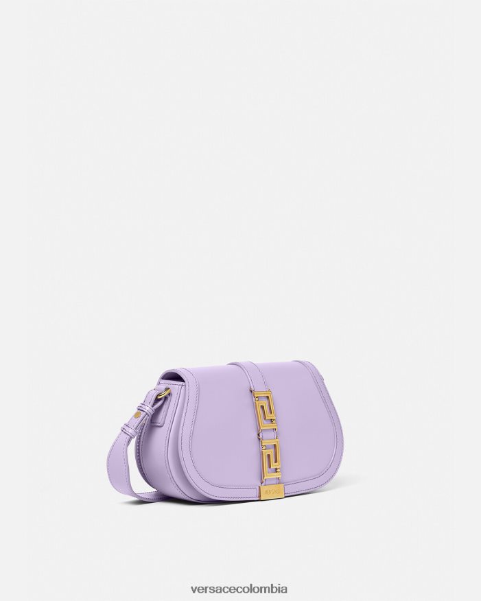 mujer bolso de hombro con greca diosa Versace lila 2RP40F265 bolsas