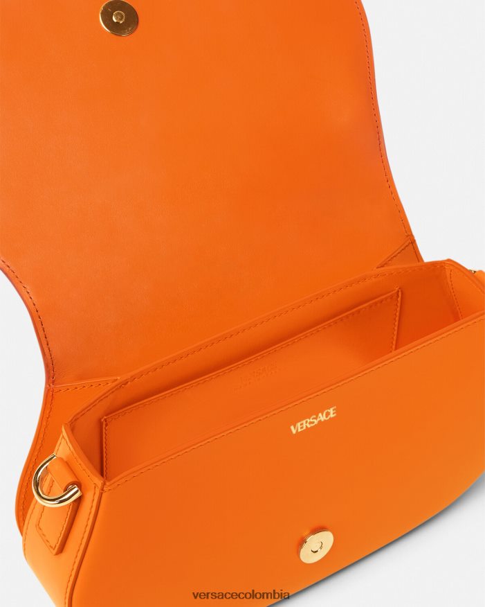 mujer bolso de hombro con greca diosa Versace naranja 2RP40F250 bolsas