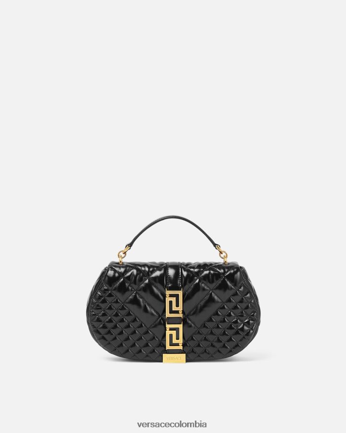 mujer bolso de hombro con greca diosa Versace negro 2RP40F246 bolsas
