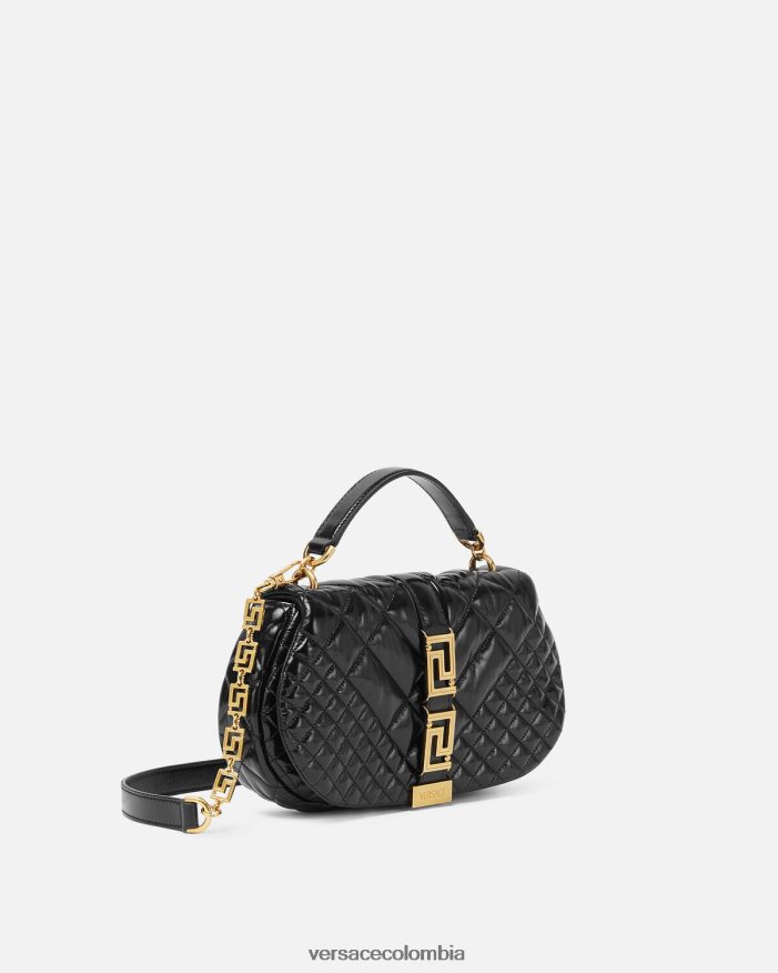 mujer bolso de hombro con greca diosa Versace negro 2RP40F246 bolsas