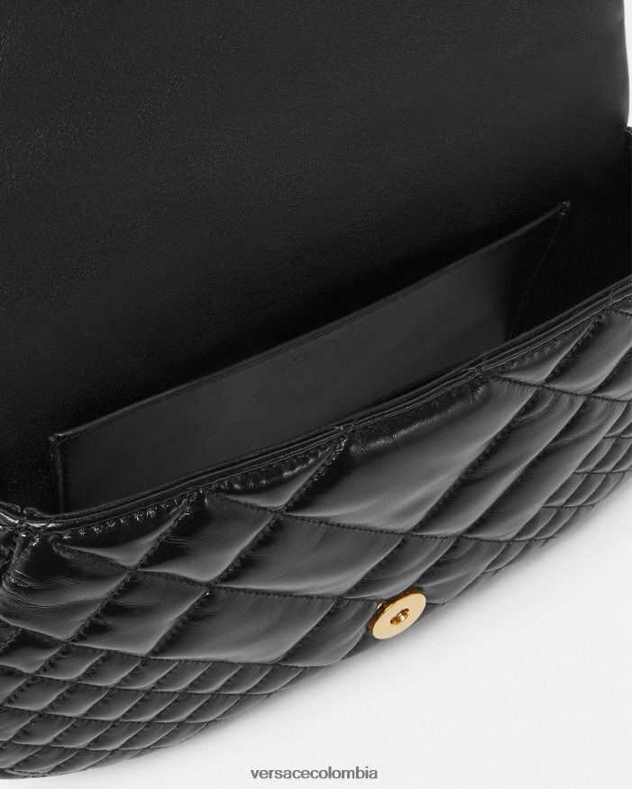 mujer bolso de hombro con greca diosa Versace negro 2RP40F246 bolsas
