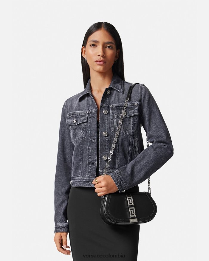 mujer bolso de hombro con greca diosa Versace negro 2RP40F248 bolsas