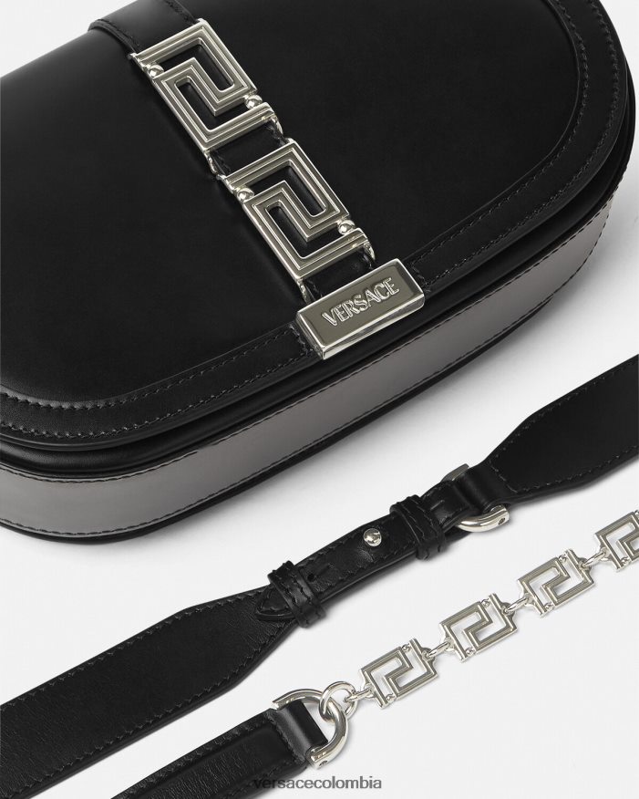 mujer bolso de hombro con greca diosa Versace negro 2RP40F248 bolsas