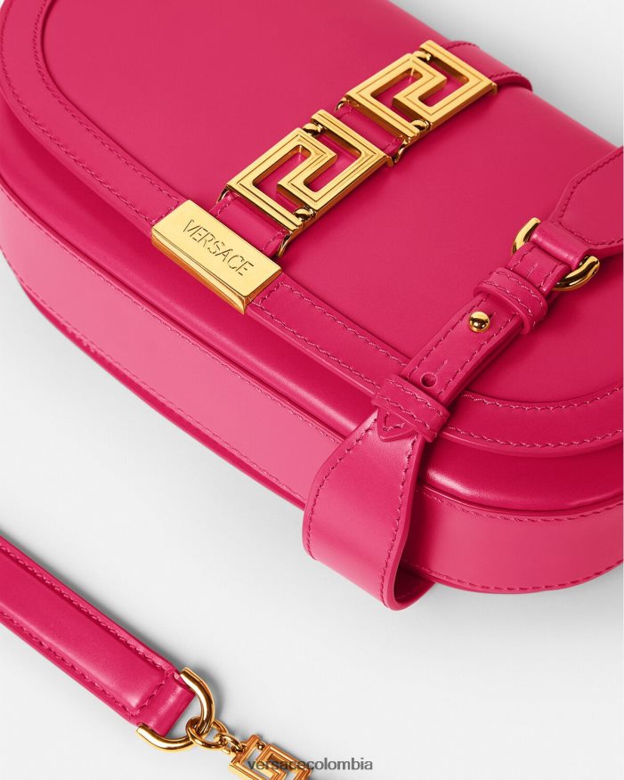 mujer bolso de hombro con greca diosa Versace rosa 2RP40F252 bolsas