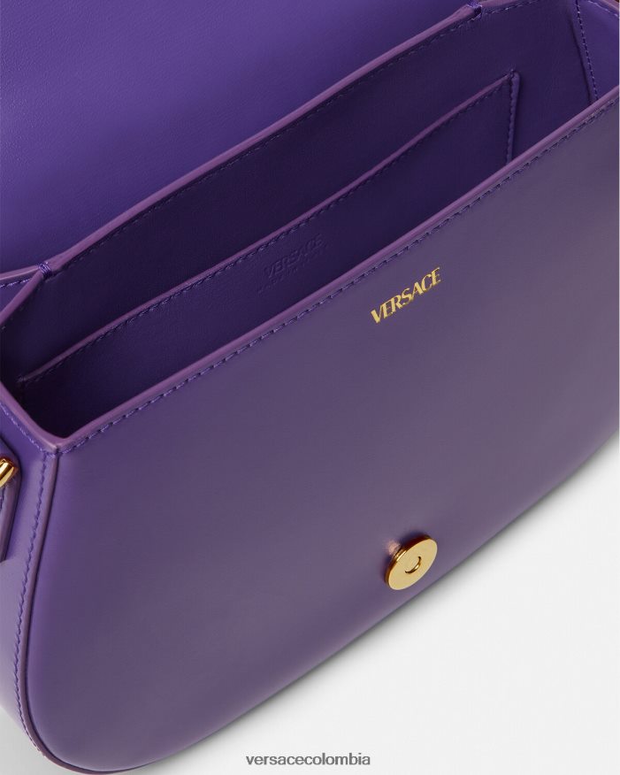 mujer bolso de hombro grande con greca diosa Versace Violeta 2RP40F271 bolsas