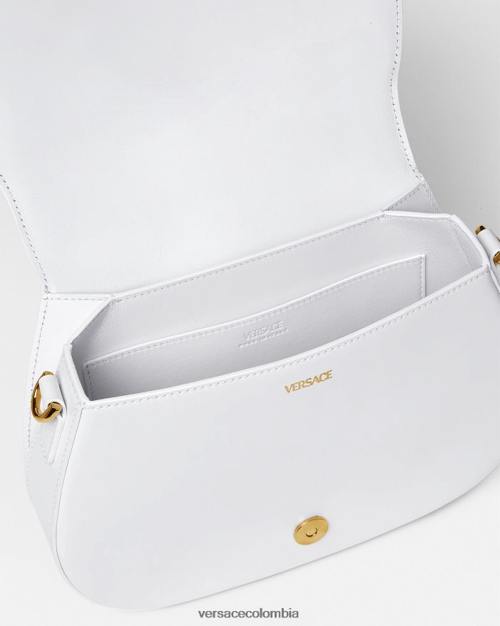 mujer bolso de hombro grande con greca diosa Versace blanco 2RP40F255 bolsas