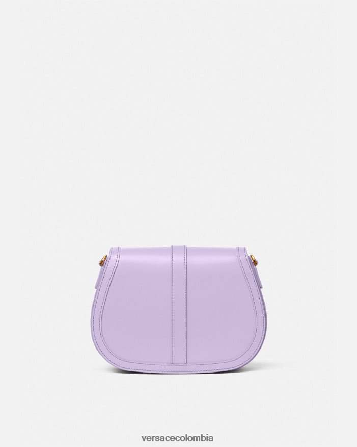 mujer bolso de hombro grande con greca diosa Versace lila 2RP40F272 bolsas