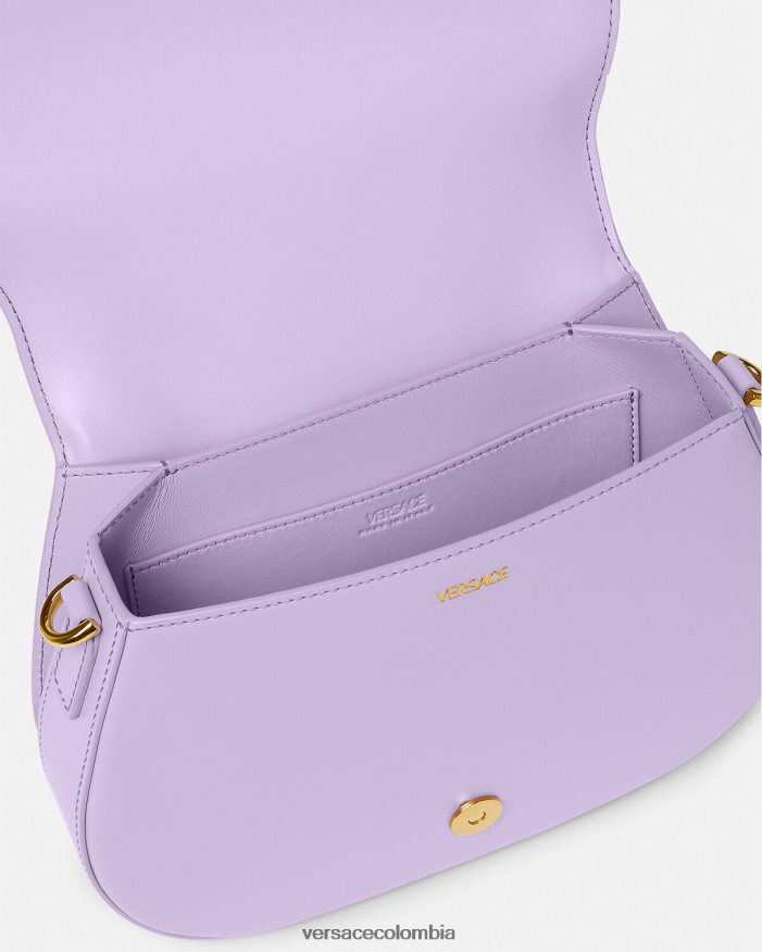 mujer bolso de hombro grande con greca diosa Versace lila 2RP40F272 bolsas