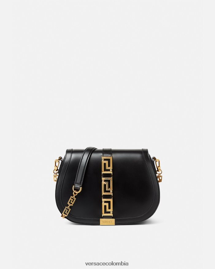 mujer bolso de hombro grande con greca diosa Versace negro 2RP40F254 bolsas