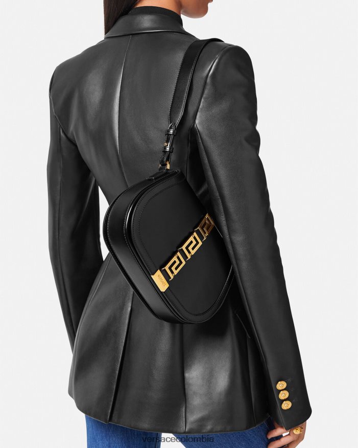 mujer bolso de hombro grande con greca diosa Versace negro 2RP40F254 bolsas