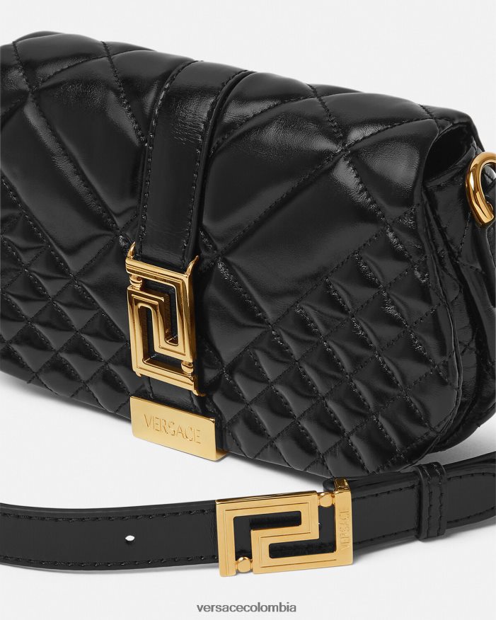 mujer bolso de hombro mini con greca diosa Versace negro 2RP40F244 bolsas