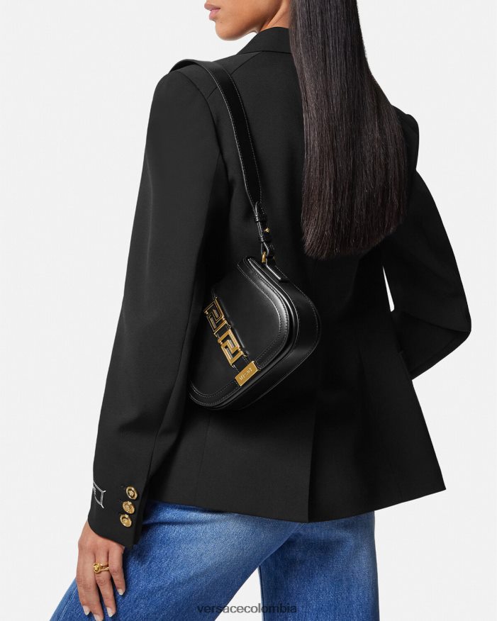 mujer bolso de hombro pequeño con Greca Diosa Versace negro 2RP40F260 bolsas