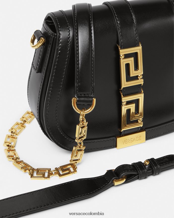 mujer bolso de hombro pequeño con Greca Diosa Versace negro 2RP40F260 bolsas