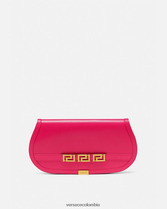 mujer bolso de mano con greca diosa Versace rosa 2RP40F262 bolsas