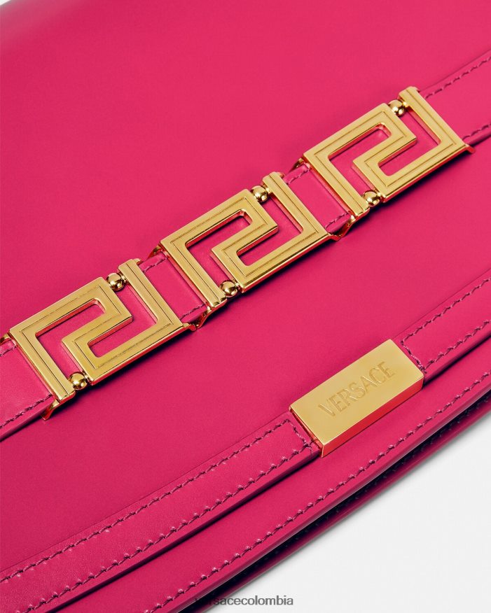 mujer bolso de mano con greca diosa Versace rosa 2RP40F262 bolsas
