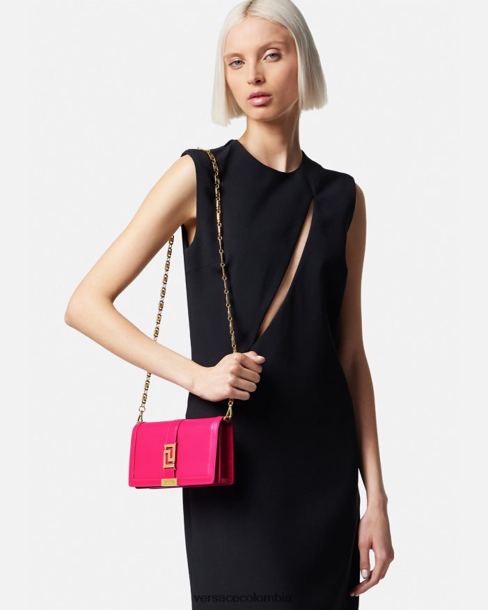 mujer bolso mini con greca diosa Versace rosa 2RP40F259 bolsas