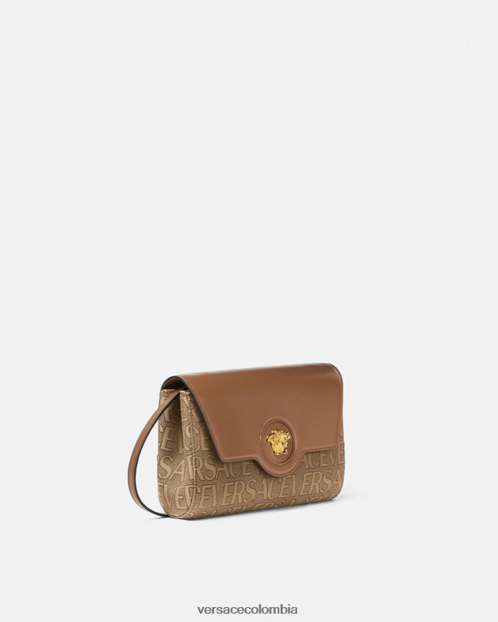 mujer bandolera con medusa en toda la prenda Versace marrón 2RP40F327 bolsas