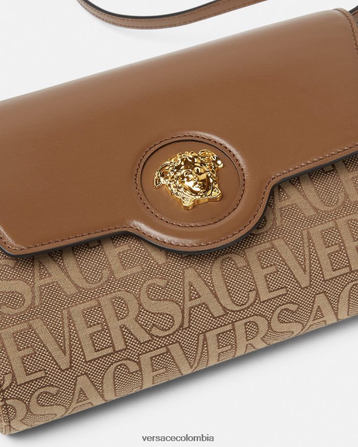 mujer bandolera con medusa en toda la prenda Versace marrón 2RP40F327 bolsas